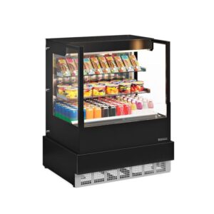 Vitrine Refrigerada Aberta Dupla Função GGEA-100 PR Gelopar - Linha Conveniência Gourmet