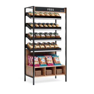 Estante Para Pães MEPA-100 PR Gelopar - Linha Padaria e Confeitaria