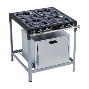 Fogão Industrial 4 Bocas com Forno Stori Max M18 Metalmaq