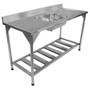 Pia em Aço Inox 304 com uma Cuba Metal Brey
