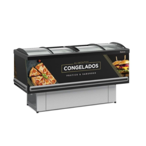 Expositor/Conservador Ilha Plus Dupla Ação para Congelados GESV-190C PR Gelopar