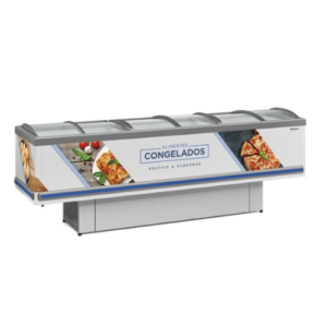 Expositor/Conservador Ilha Plus Dupla Ação para Congelados GESV-290C BR Gelopar