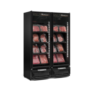 Refrigerador/Expositor Vertical Conveniência 957 Litros GCBC-950 LB PR Gelopar