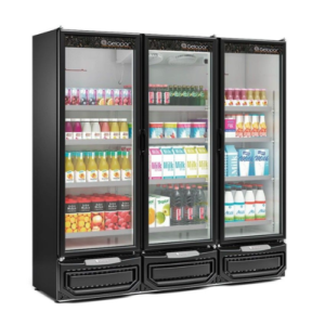 Refrigerador/Expositor Vertical Conveniência 1468 Litros GCVR-1450 PR Gelopar