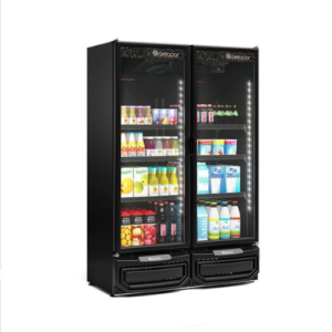 Refrigerador/Expositor Vertical Conveniência 957 Litros GCVR-950 LB PR Gelopar