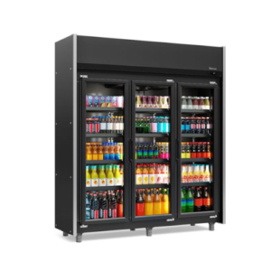 Refrigerador/Expositor Vertical Auto Serviço 1200 Litros GEAS-3P LB PR Gelopar