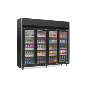 Refrigerador/Expositor Vertical Conveniência 1580 Litros GEAS-4P PR Gelopar