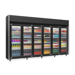 Refrigerador/Expositor Vertical Auto Serviço 2340 Litros GEAS-6P PR Gelopar